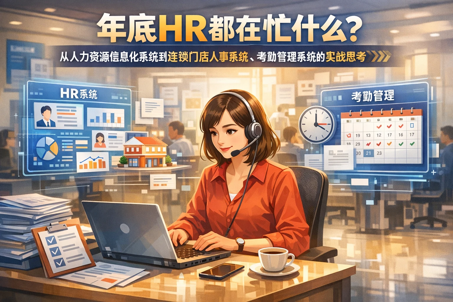 年底HR都在忙什么？从人力资源信息化系统到连锁门店人事系统、考勤管理系统的实战思考