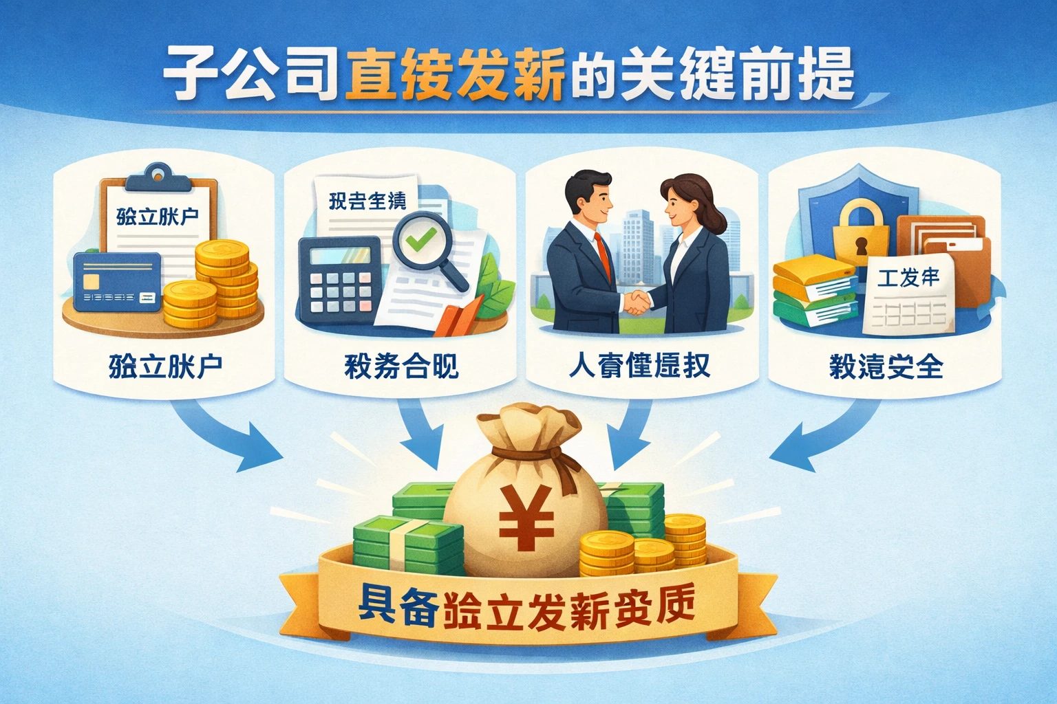 子公司直接发薪的关键前提