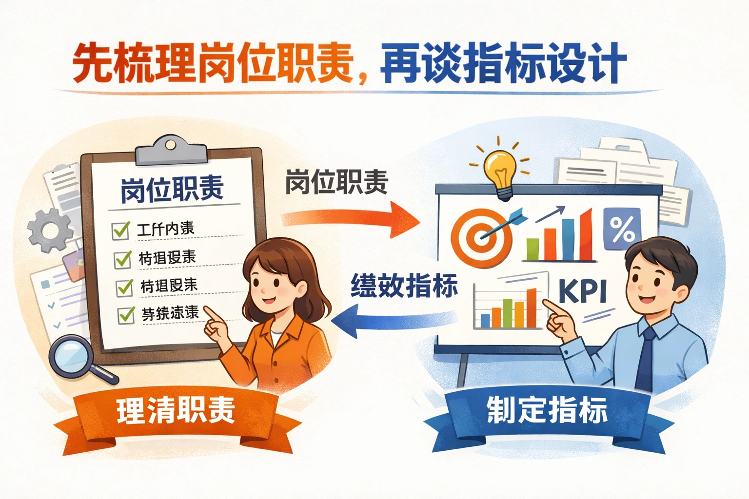 先梳理岗位职责，再谈指标设计