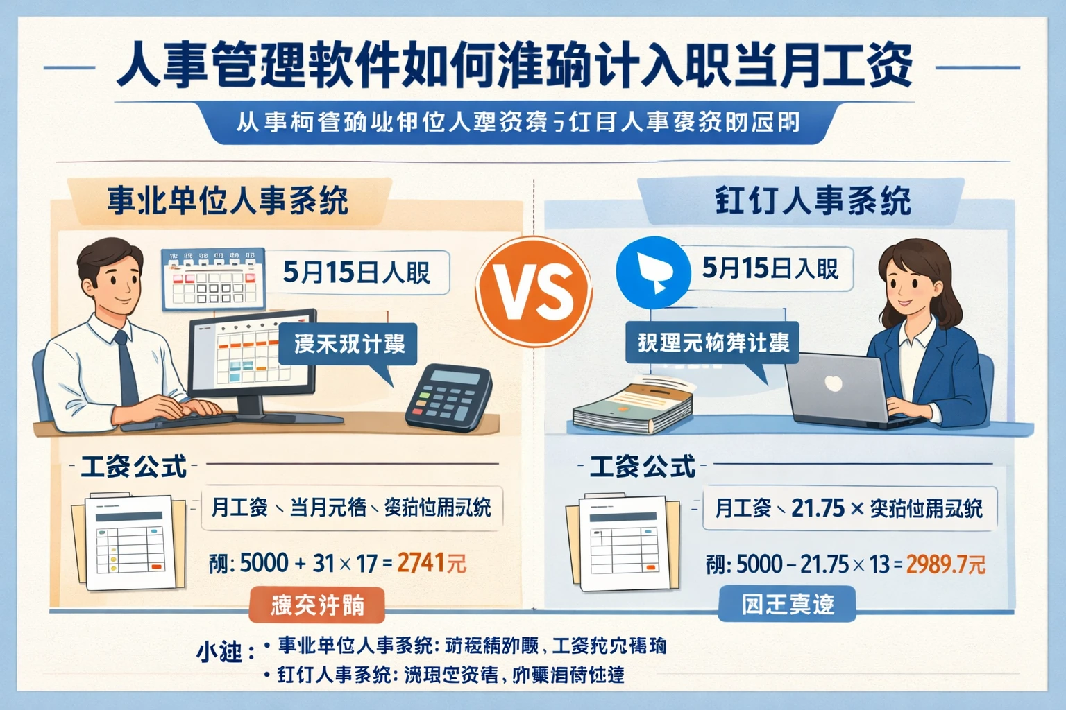 人事管理软件如何准确计算入职当月工资：从案例看事业单位人事系统与钉钉人事系统的应用