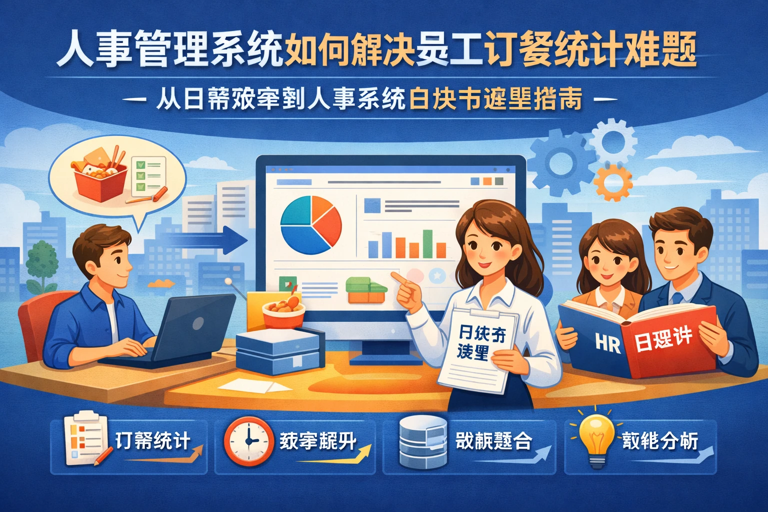 人事管理系统如何解决员工订餐统计难题：从日常效率到人事系统白皮书选型指南