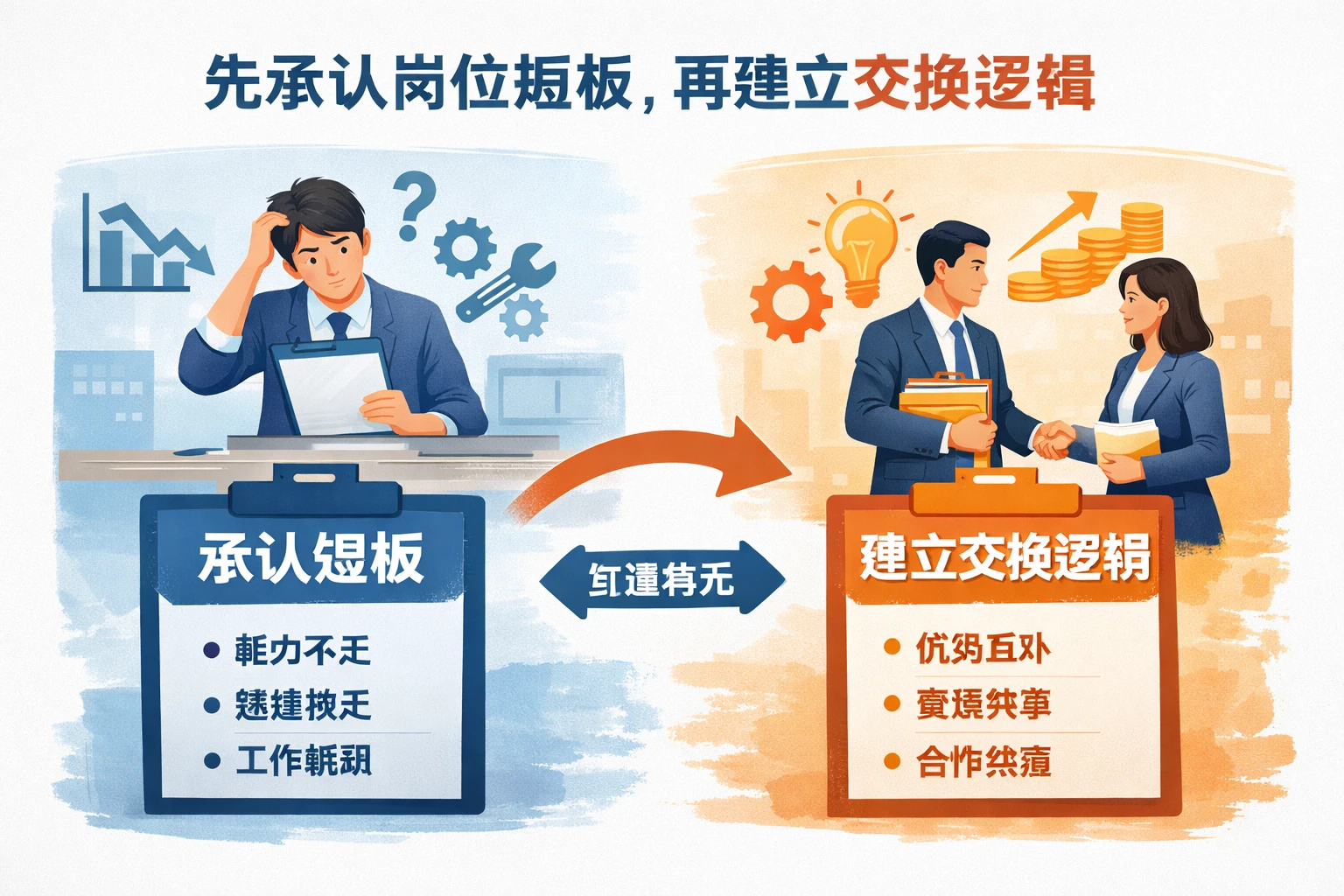 先承认岗位短板，再建立交换逻辑
