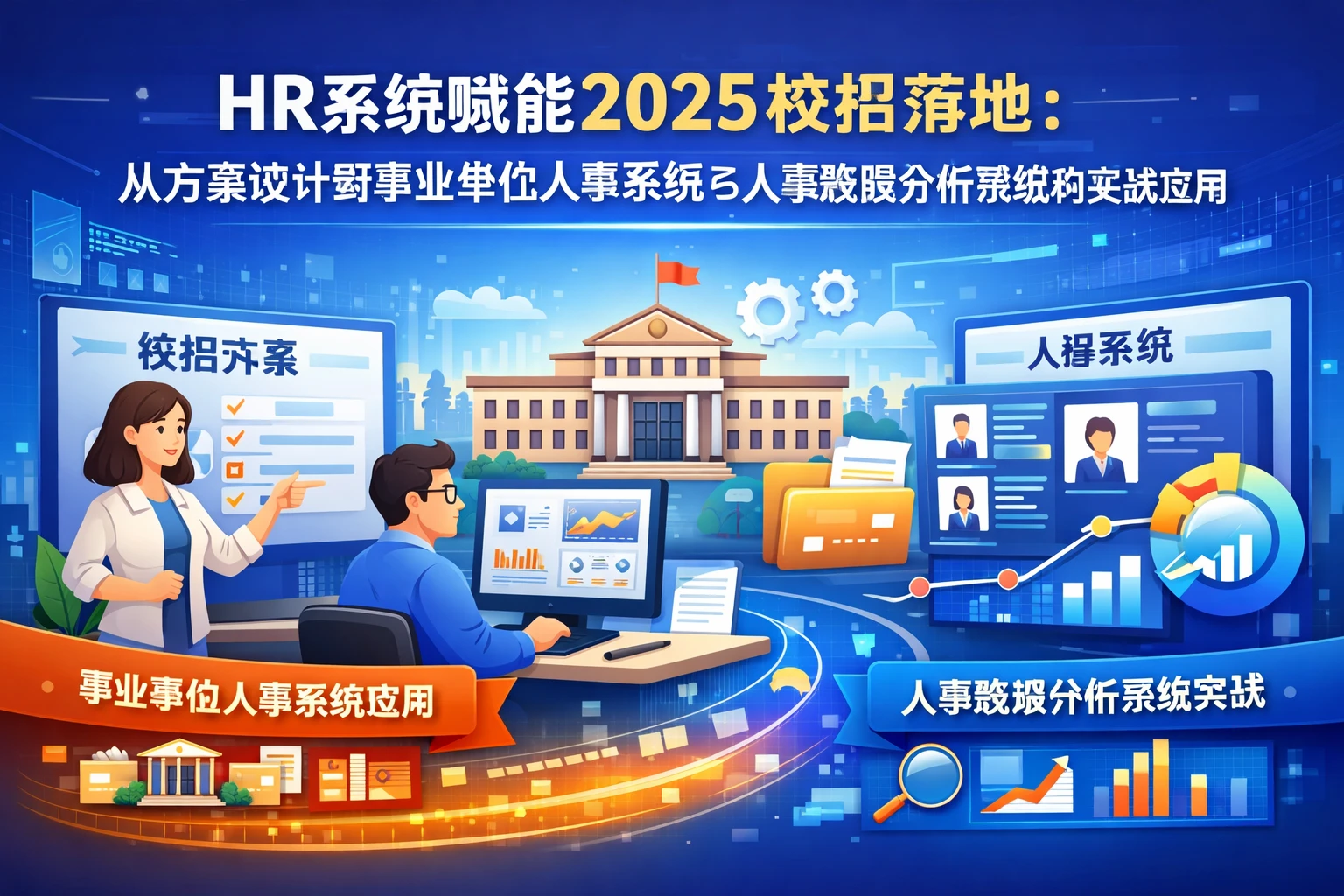 HR系统赋能2025校招落地:从方案设计到事业单位人事系统与人事数据分析系统的实战应用
