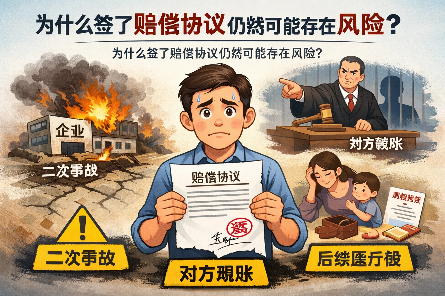 为什么签了赔偿协议仍然可能存在风险