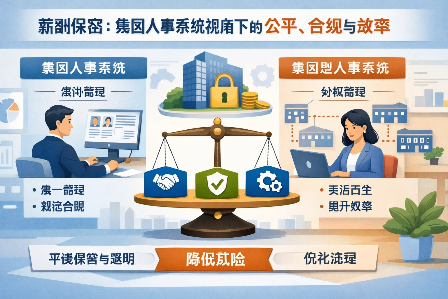 人力资源管理系统视角下看薪酬保密:集团人事系统与集团型人事系统如何平衡公平、合规与效率