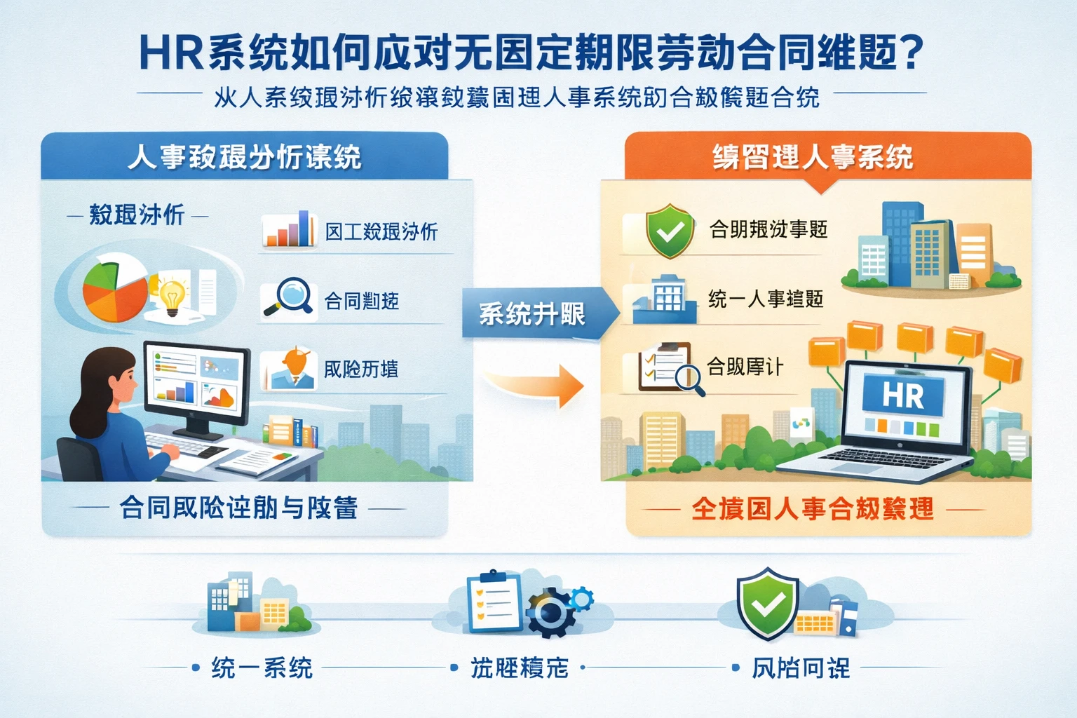 HR系统如何应对无固定期限劳动合同难题：从人事数据分析系统到集团型人事系统的合规管理实践