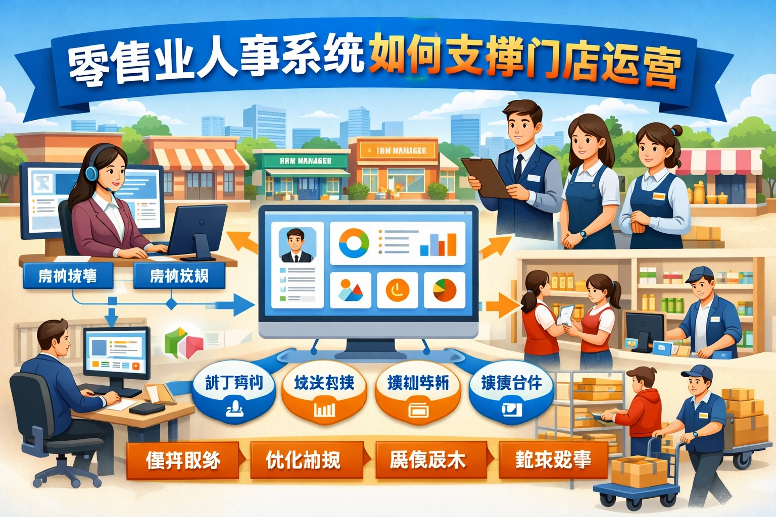 零售业人事系统如何支撑门店运营