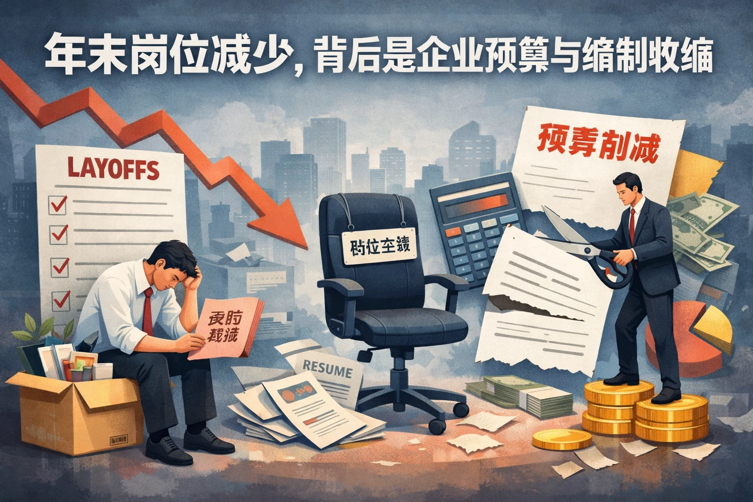 年末岗位减少，背后是企业预算与编制收缩
