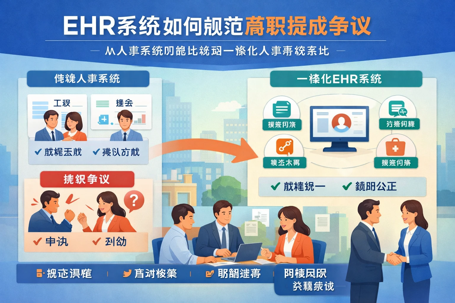 ehr系统如何规范离职提成争议:从人事系统功能比较到一体化人事系统落地