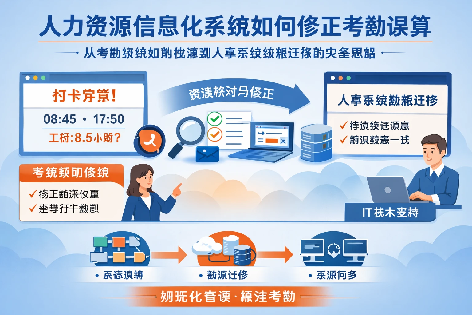 人力资源信息化系统如何修正考勤误算：从考勤系统规则校准到人事系统数据迁移的完整思路