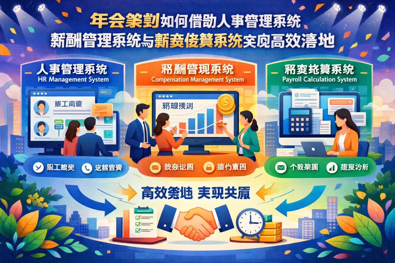 年会策划如何借助人事管理系统、薪酬管理系统与薪资核算系统实现高效落地