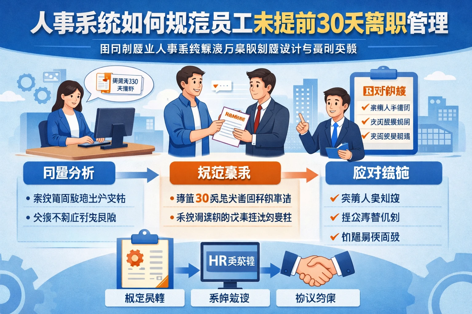 人事系统如何规范员工未提前30天离职管理:面向制造业人事系统解决方案的制度设计与落地实践