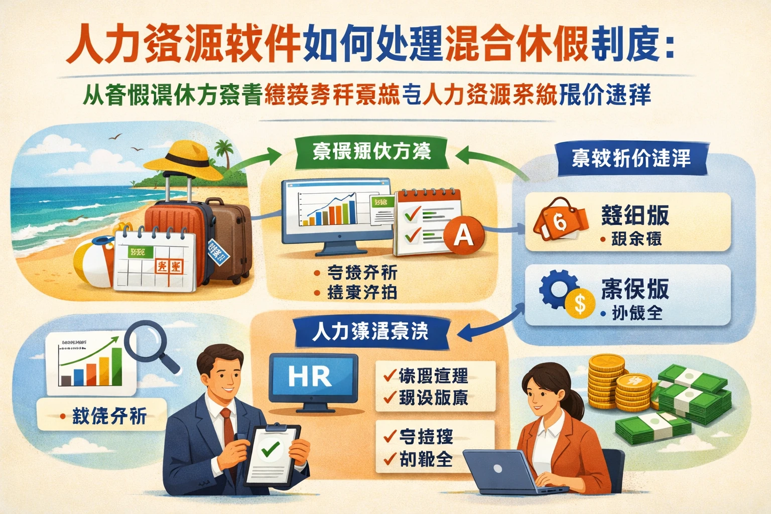 人力资源软件如何处理混合休假制度:从春假调休方案看绩效考评系统与人力资源系统报价选择