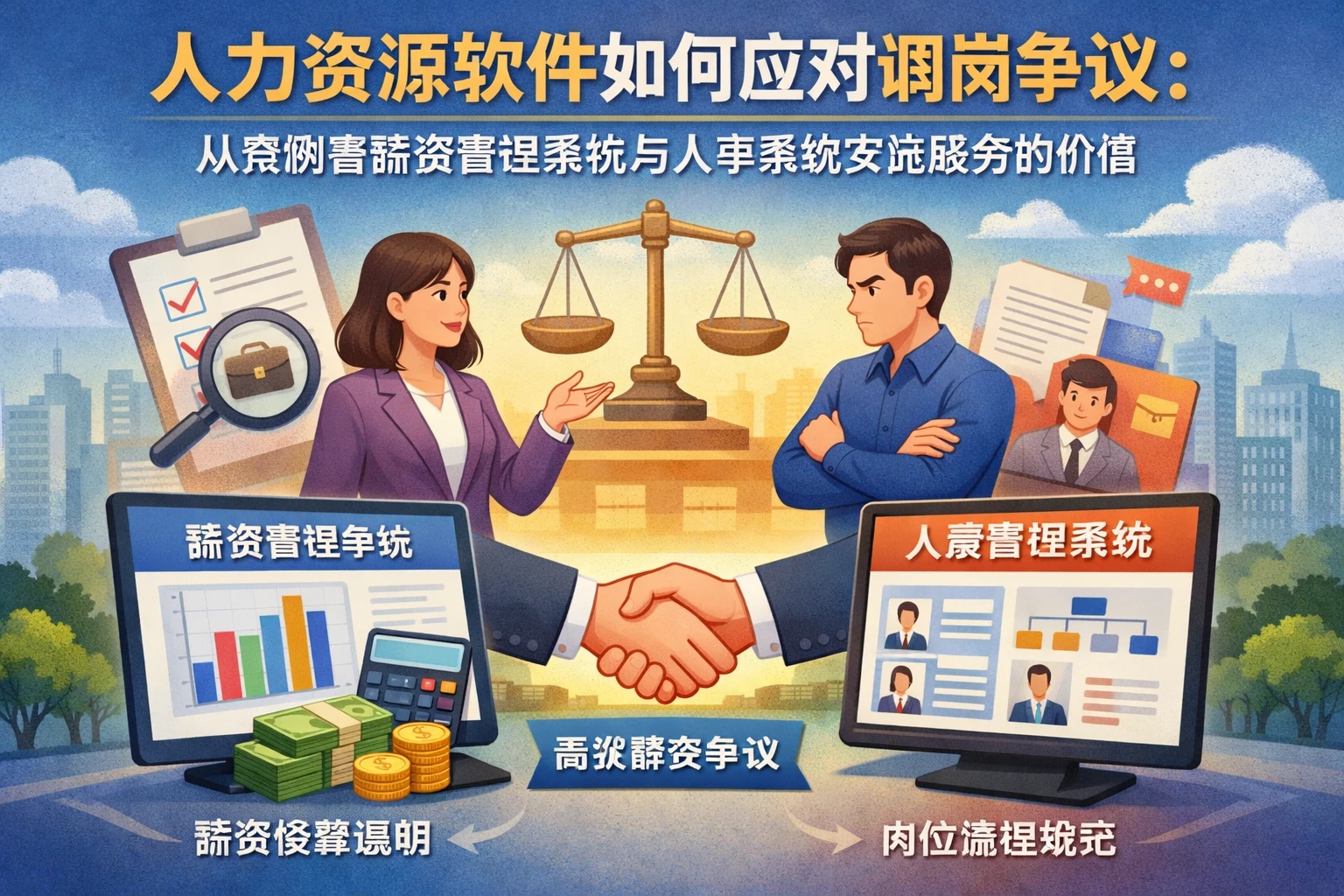 人力资源软件如何应对调岗争议：从案例看薪资管理系统与人事系统实施服务的价值