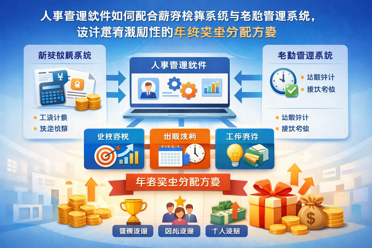 人事管理软件如何配合薪资核算系统与考勤管理系统，设计更有激励性的年终奖金分配方案