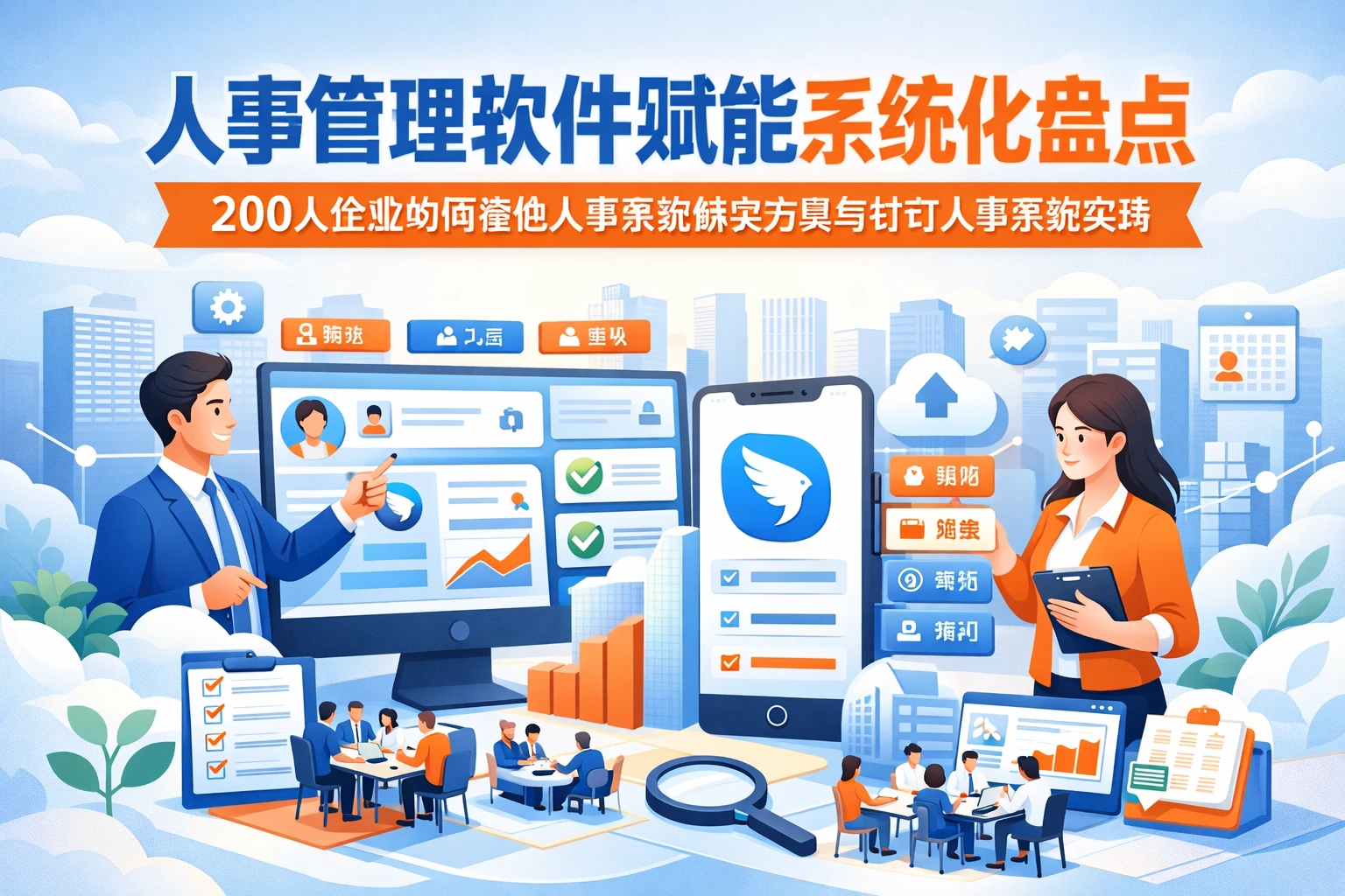 人事管理软件赋能系统化盘点:200人企业如何落地人事系统解决方案与钉钉人事系统实践