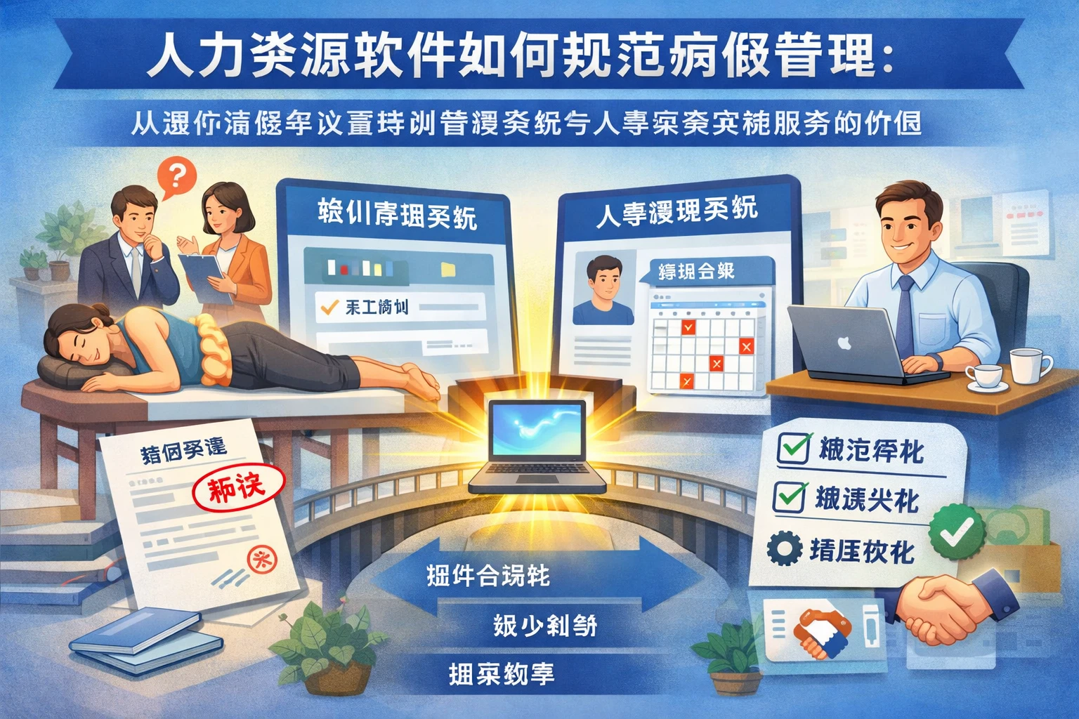 人力资源软件如何规范病假管理：从理疗请假争议看培训管理系统与人事系统实施服务的价值