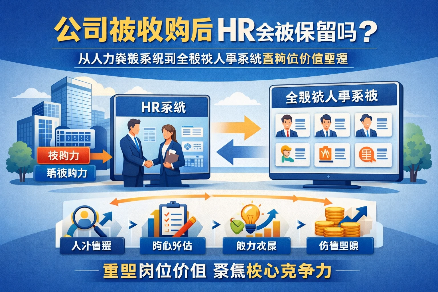 公司被收购后HR会被保留吗？从人力资源系统到全模块人事系统看岗位价值重塑