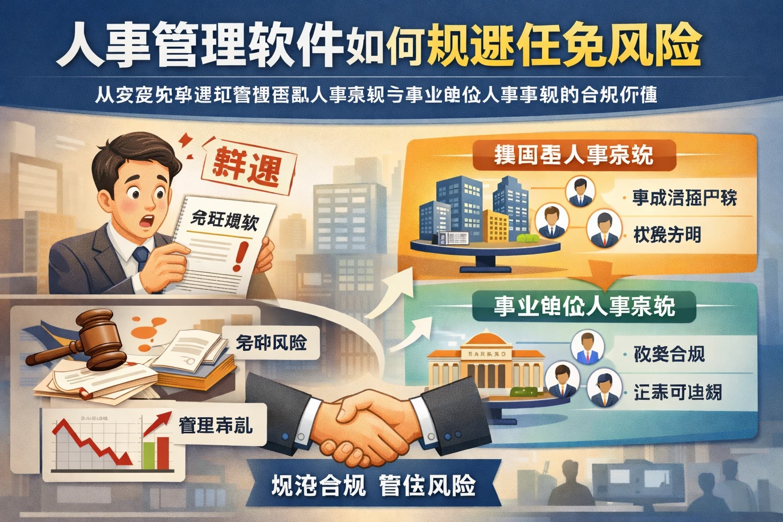 人事管理软件如何规避任免风险:从突发免职通知看集团型人事系统与事业单位人事系统的合规价值