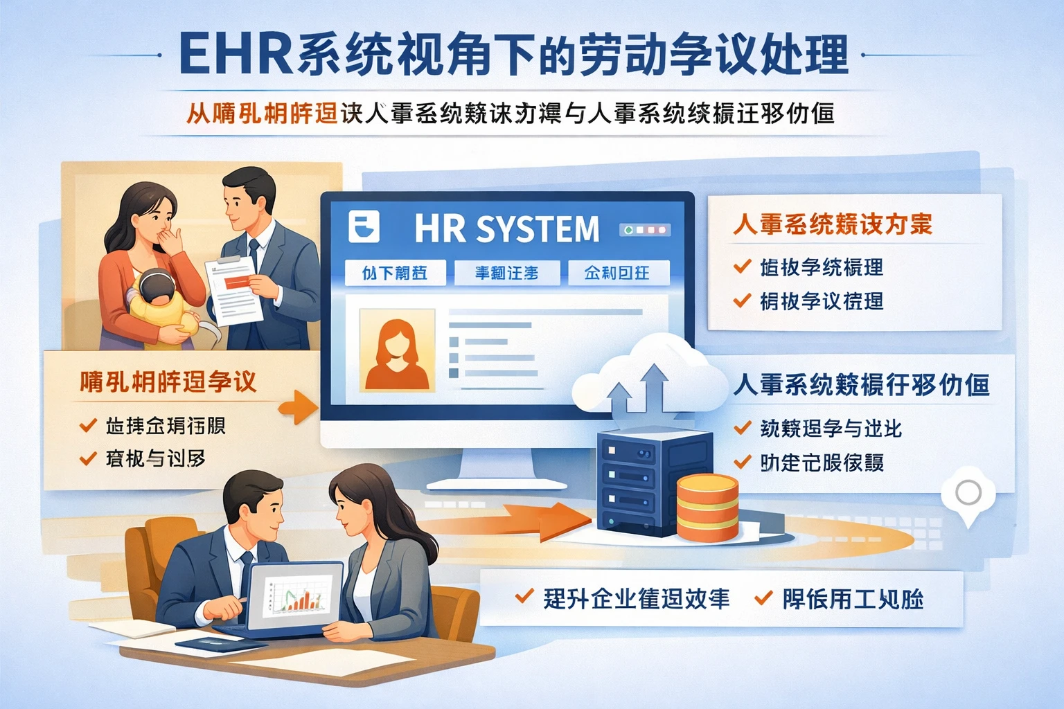 ehr系统视角下的劳动争议处理：从哺乳期辞退谈人事系统解决方案与人事系统数据迁移价值