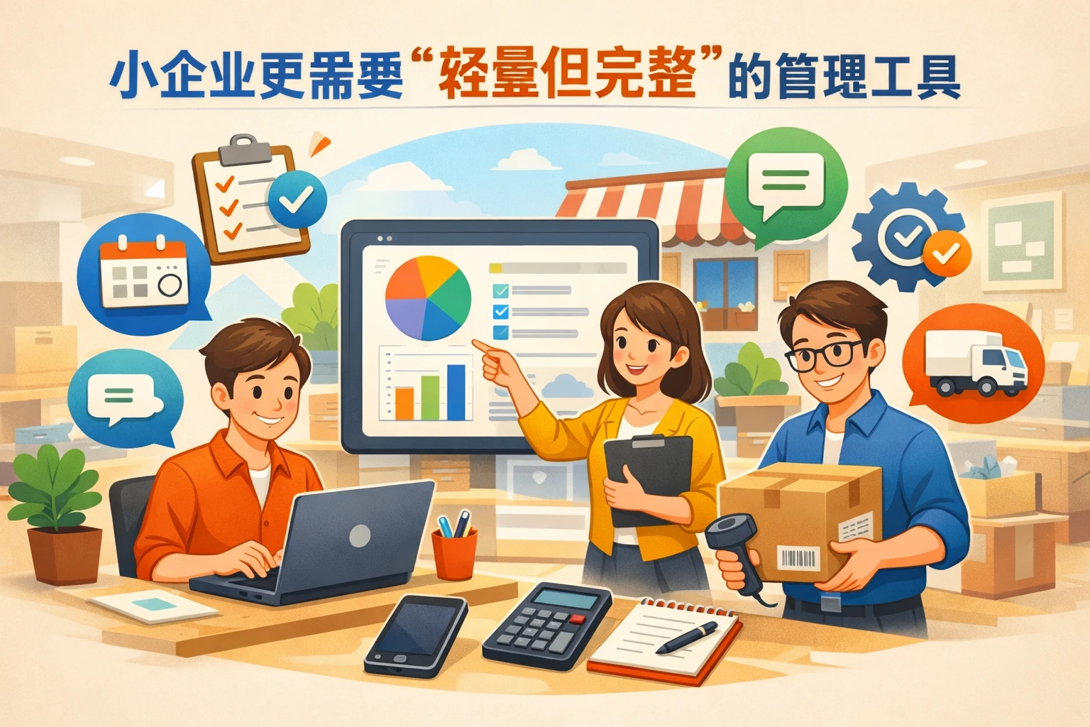小企业更需要“轻量但完整”的管理工具