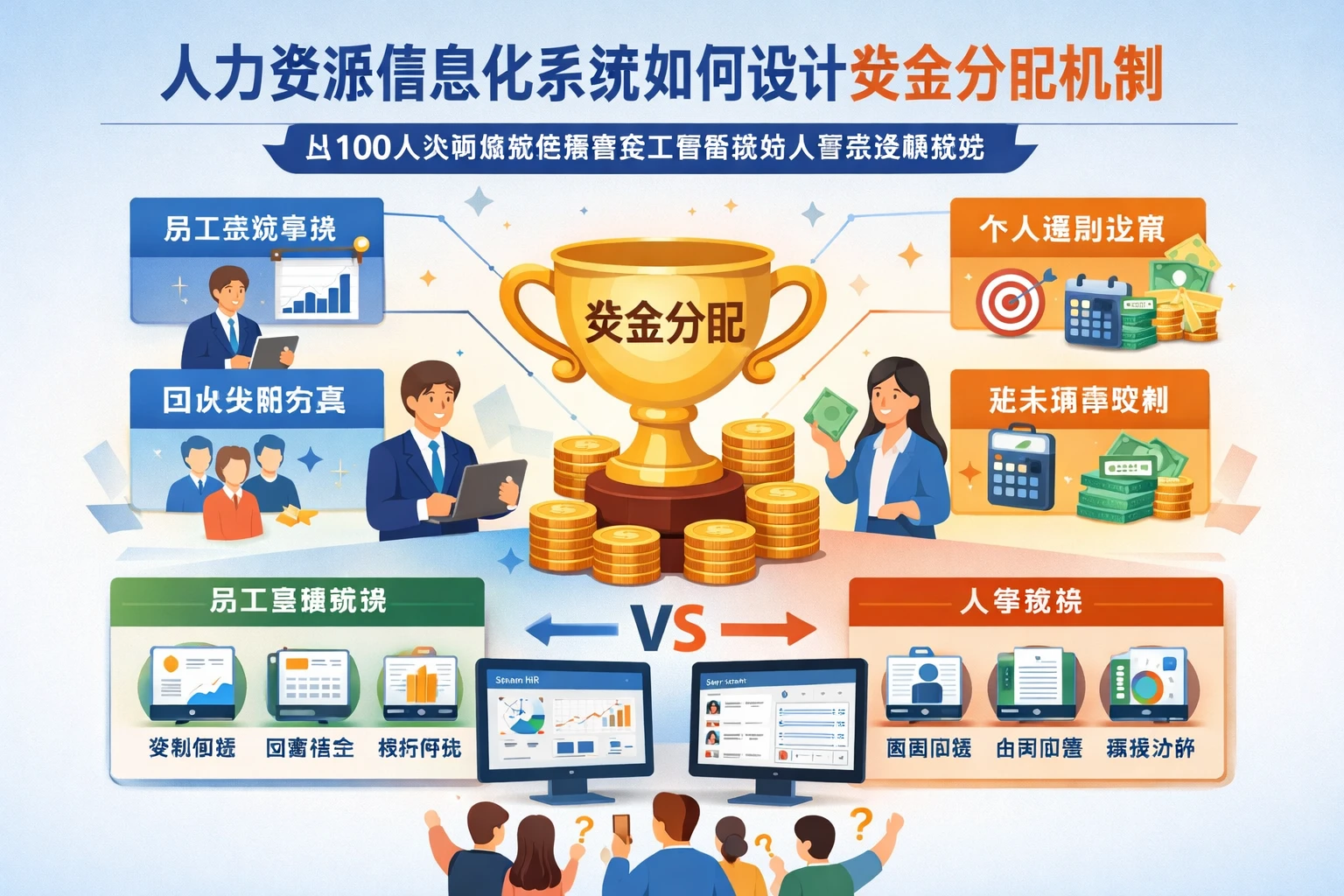 人力资源信息化系统如何设计奖金分配机制：从100人公司激励难题看员工管理系统与人事系统哪家好