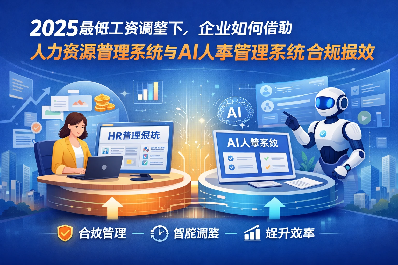 2025最低工资调整下，企业如何借助人力资源管理系统与AI人事管理系统合规提效