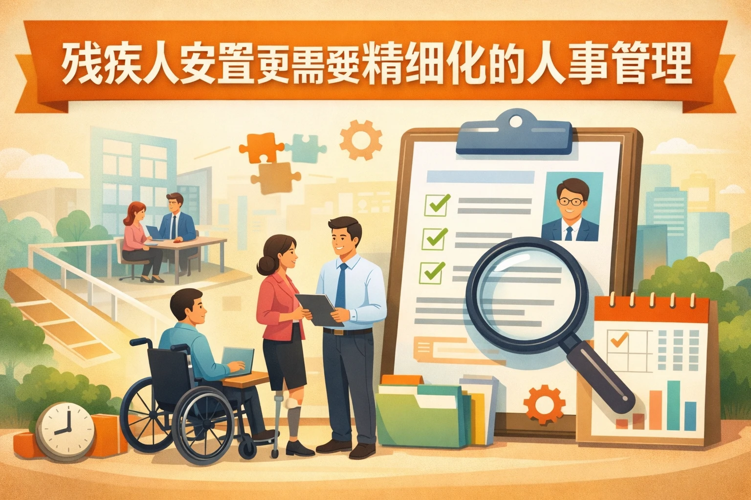 残疾人安置更需要精细化的人事管理