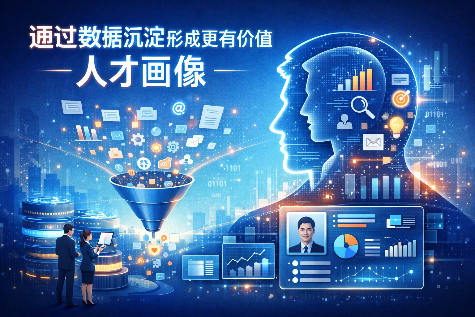 通过数据沉淀形成更有价值的人才画像