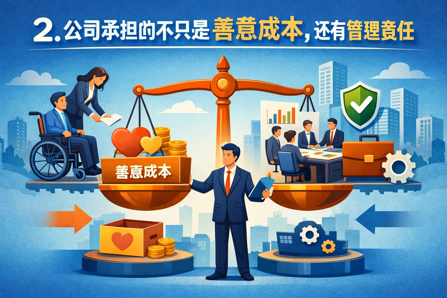 2. 公司承担的不只是善意成本，还有管理责任