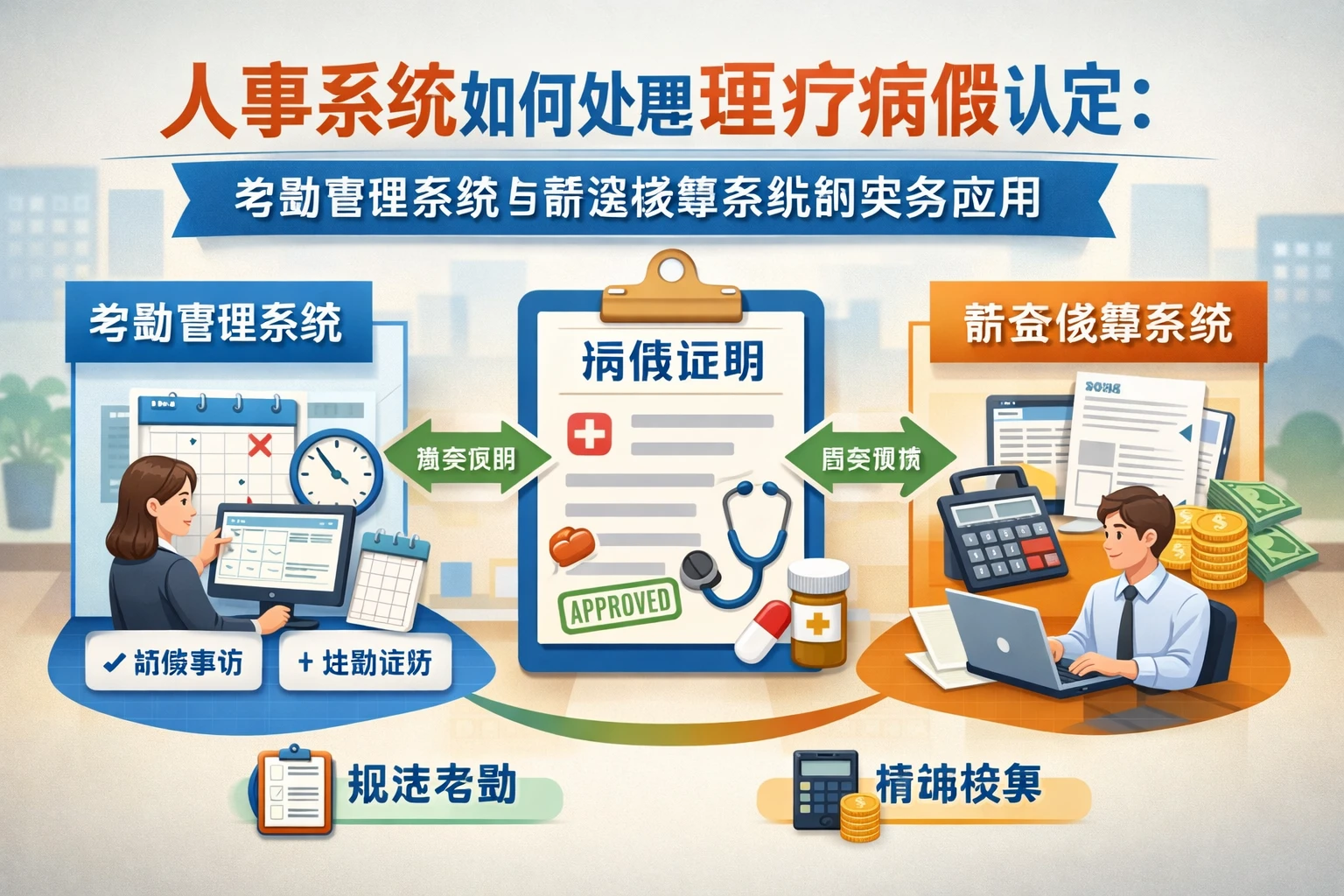 人事系统如何处理理疗病假认定:考勤管理系统与薪资核算系统的实务应用