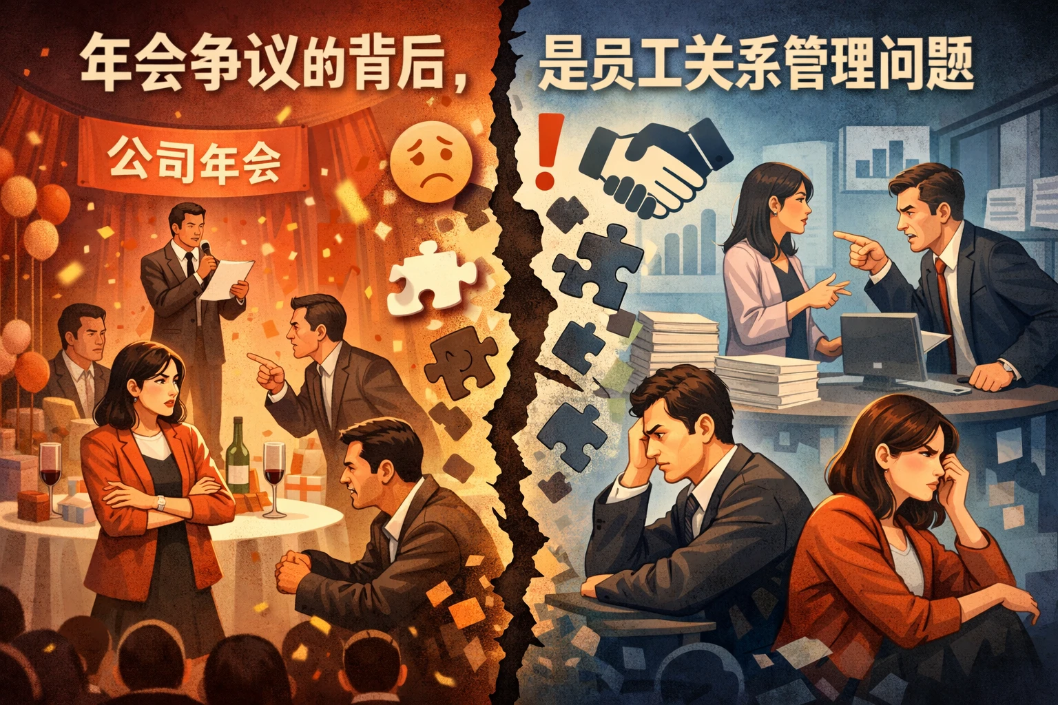 年会争议的背后，是员工关系管理问题