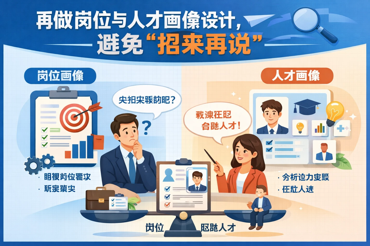 再做岗位与人才画像设计,避免“招来再说”