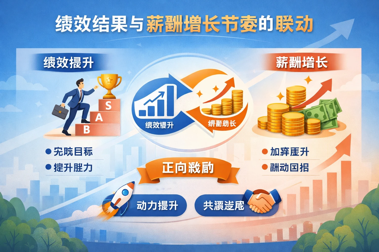 绩效结果与薪酬增长节奏的联动