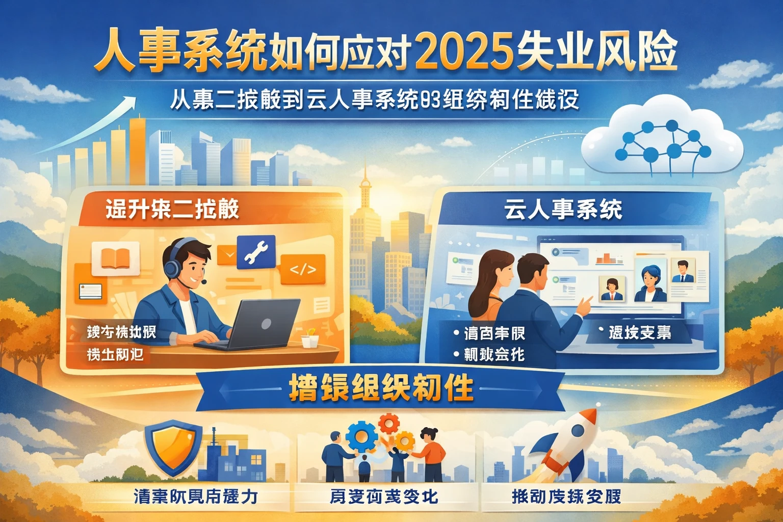 人事系统如何应对2025失业风险：从第二技能到云人事系统的组织韧性建设