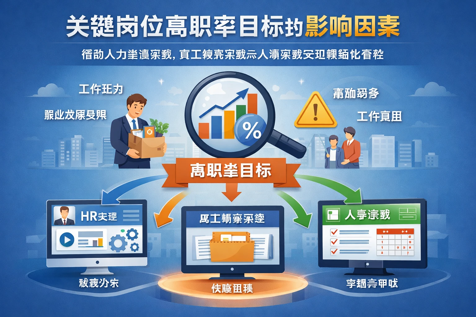 关键岗位离职率目标的影响因素:借助人力资源系统、员工档案系统与人事系统试用实现精细化管控