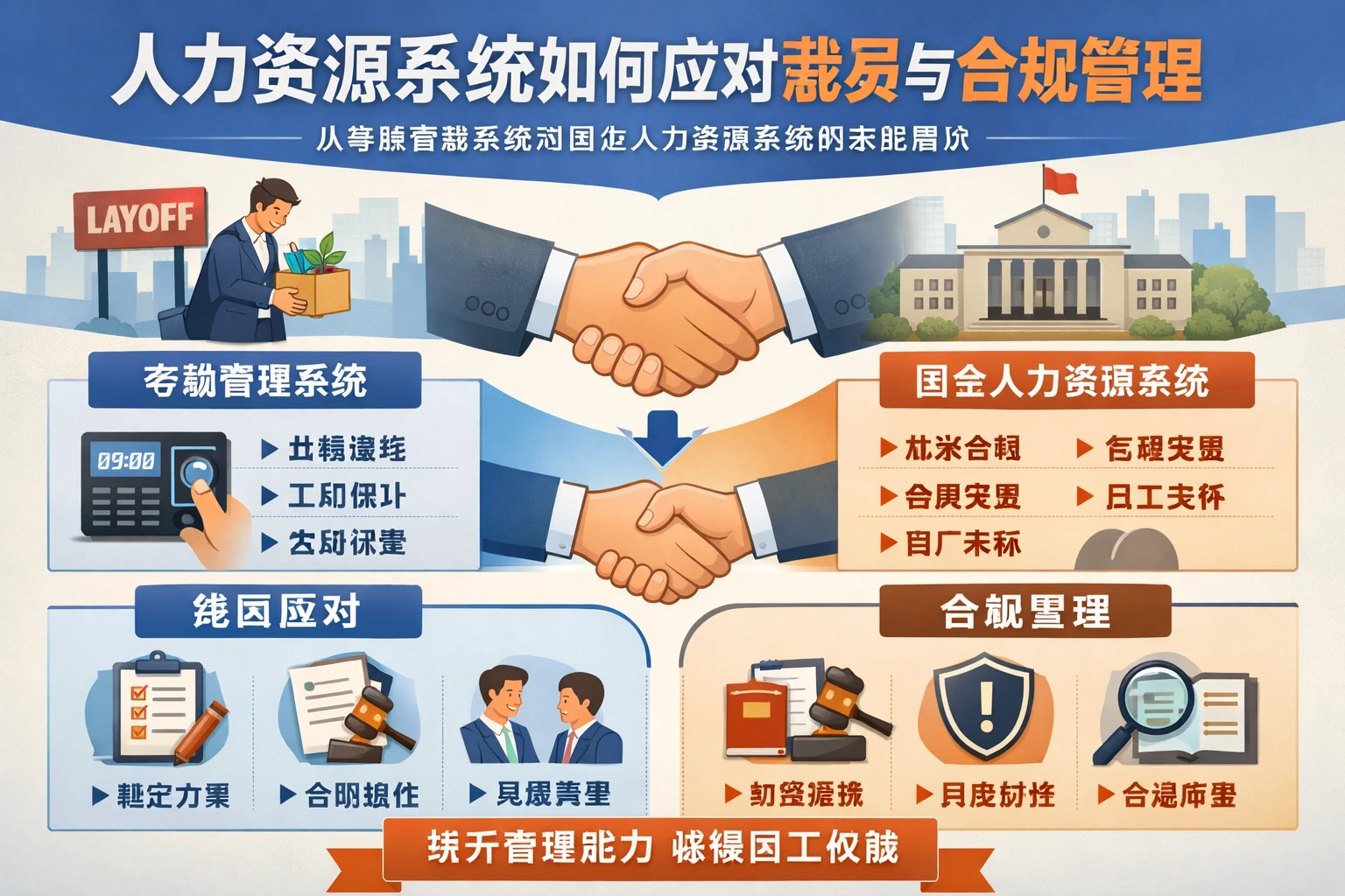 人力资源系统如何应对裁员与合规管理：从考勤管理系统到国企人力资源系统的实践启示