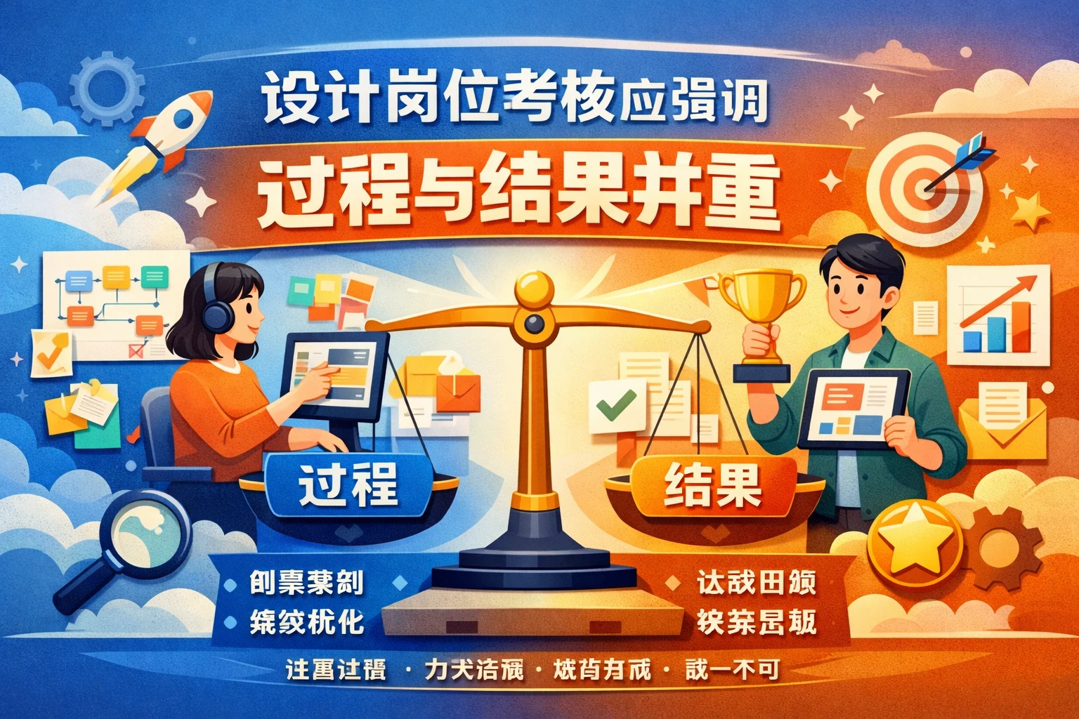设计岗位考核应强调过程与结果并重