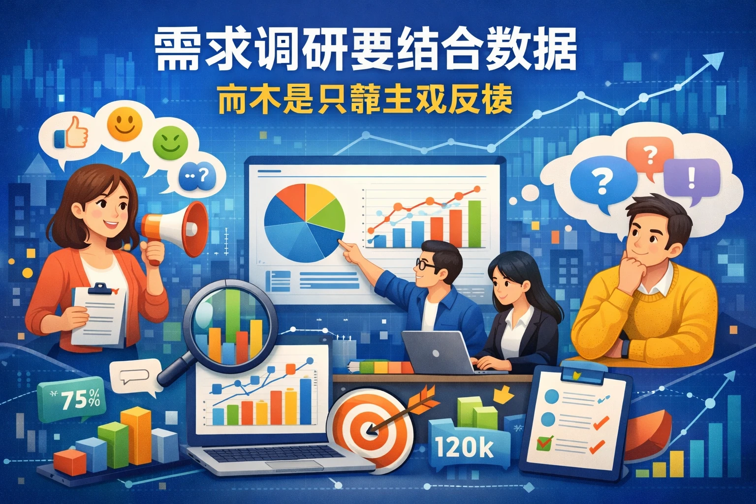 需求调研要结合数据,而不是只靠主观反馈