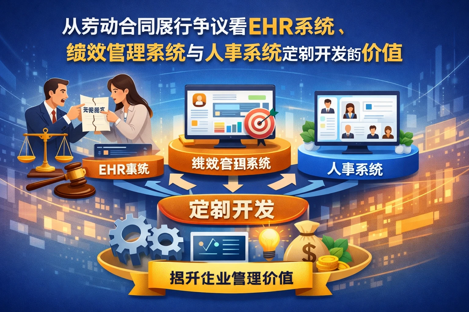 从劳动合同履行争议看ehr系统、绩效管理系统与人事系统定制开发的价值
