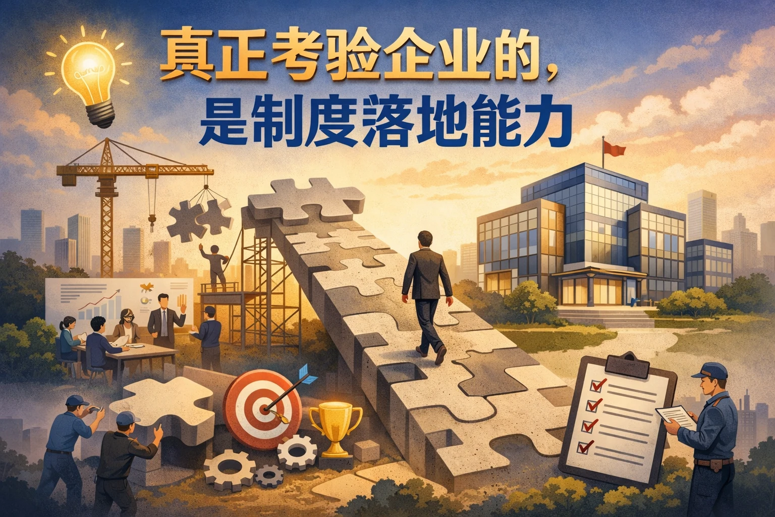 真正考验企业的，是制度落地能力