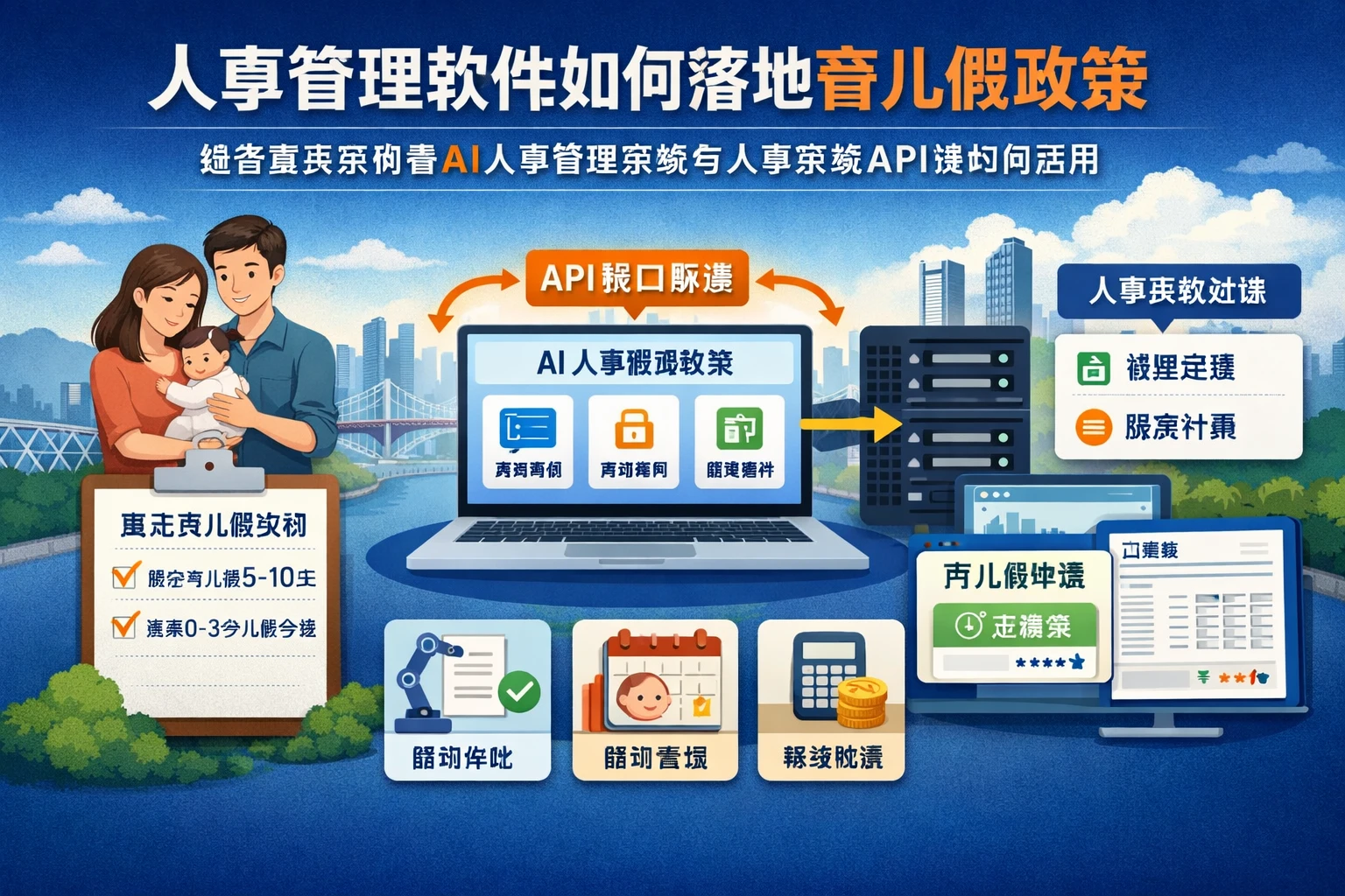 人事管理软件如何落地育儿假政策:结合重庆条例看AI人事管理系统与人事系统API接口的应用