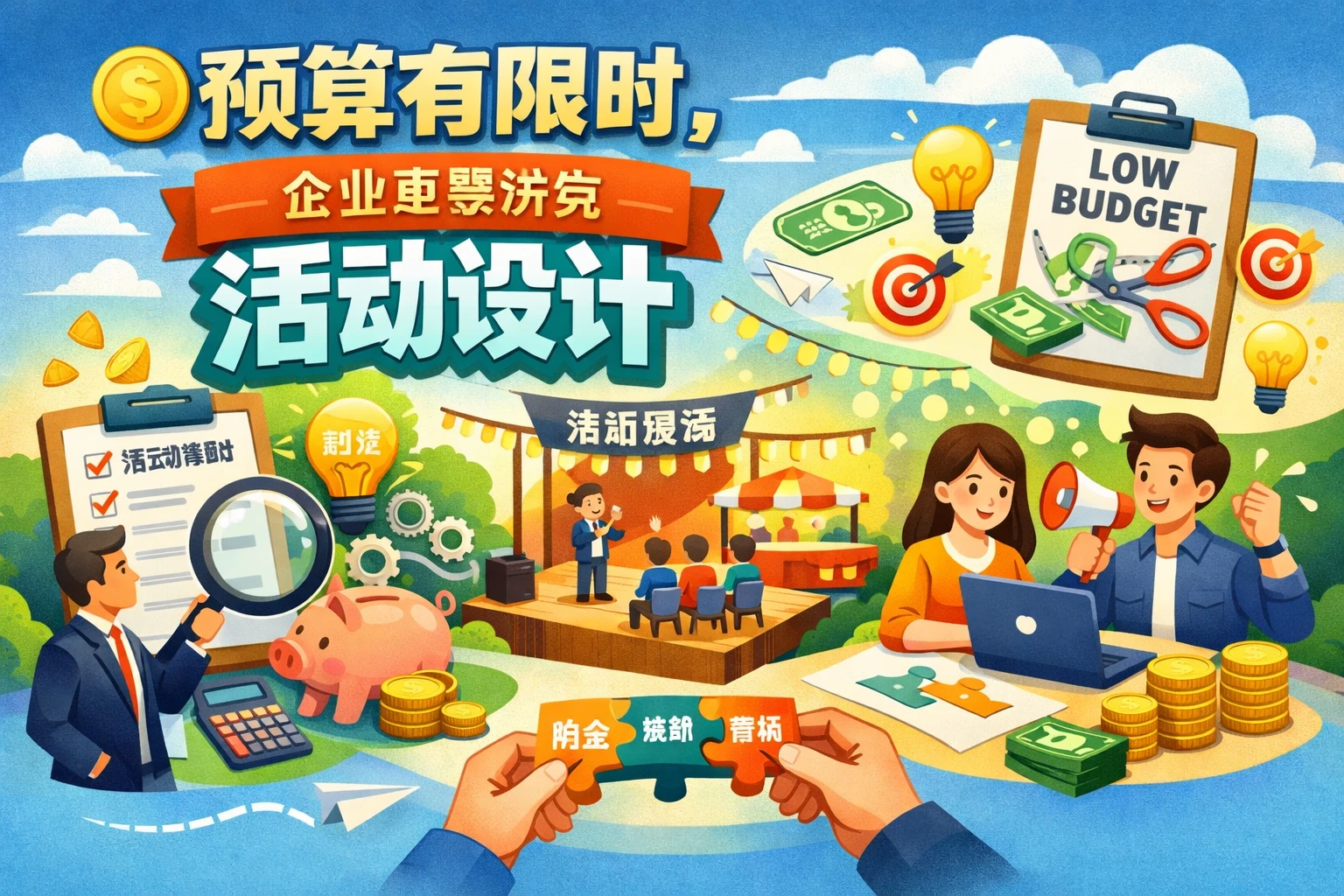 预算有限时，企业更要讲究活动设计