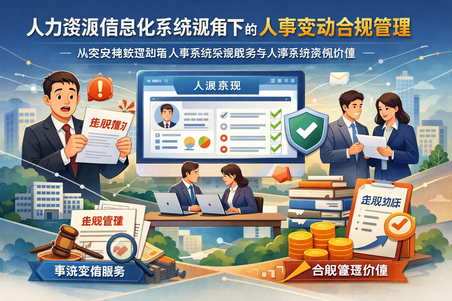 人力资源信息化系统视角下的人事变动合规管理：从突发免职通知看人事系统实施服务与人事系统案例价值