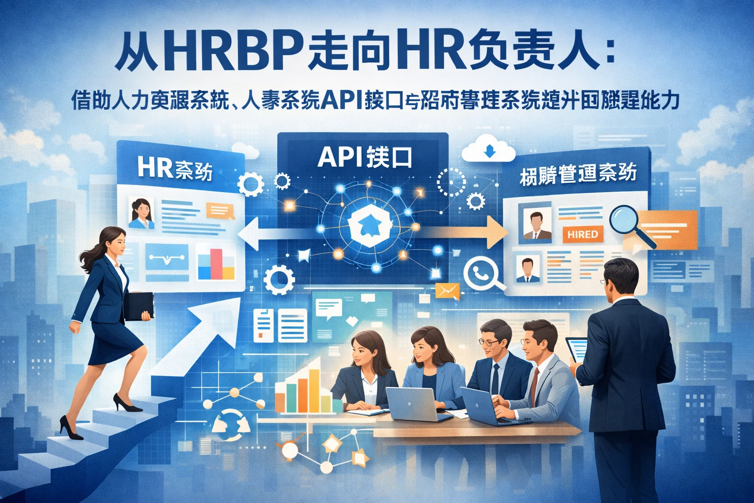 从HRBP走向HR负责人：借助人力资源系统、人事系统API接口与招聘管理系统提升团队管理能力