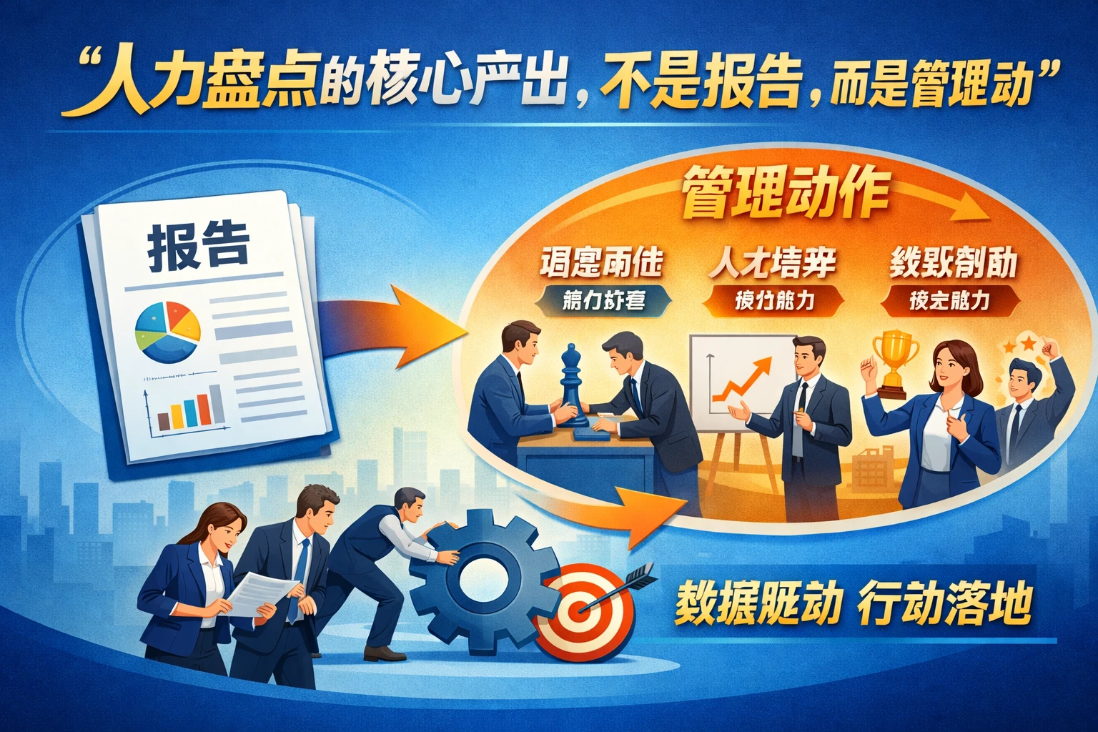 人力盘点的核心产出，不是报告，而是管理动作