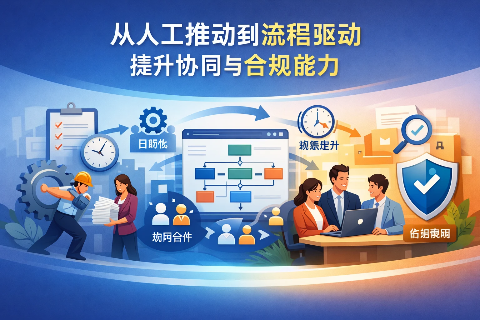 从人工推动到流程驱动，提升协同与合规能力