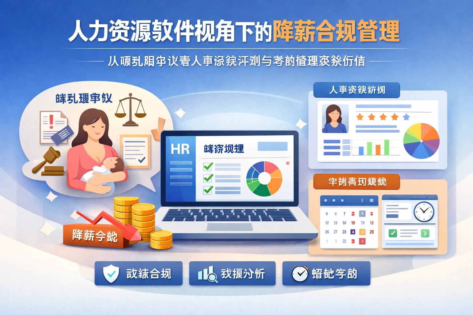 人力资源软件视角下的降薪合规管理：从哺乳期争议看人事系统评测与考勤管理系统价值