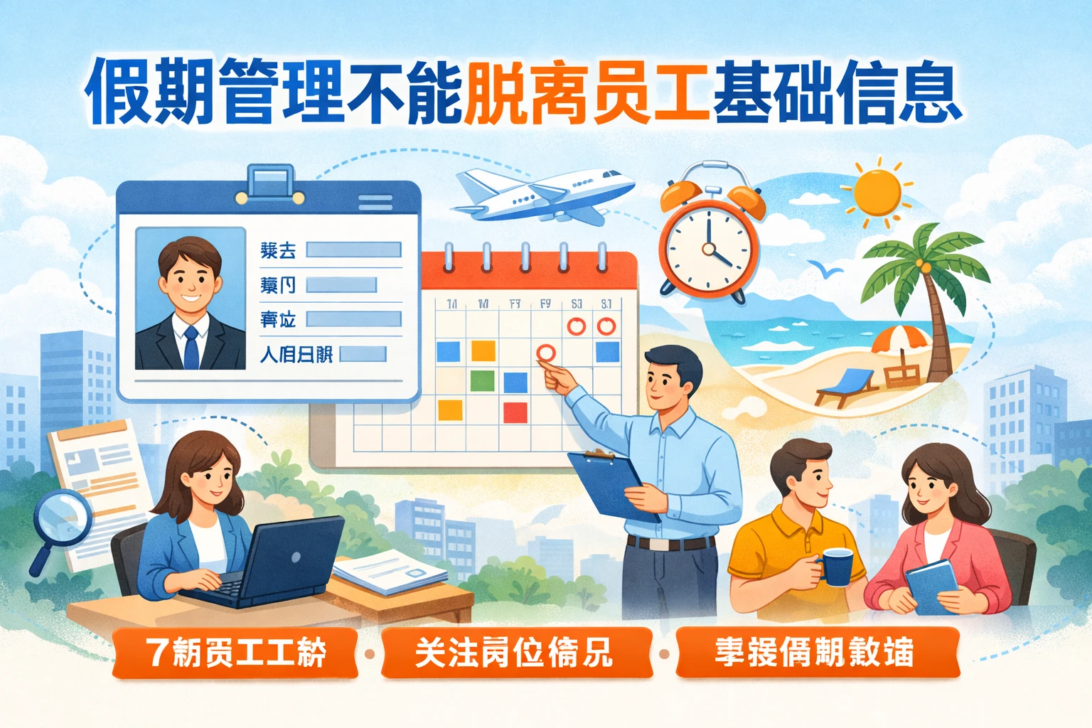 假期管理不能脱离员工基础信息