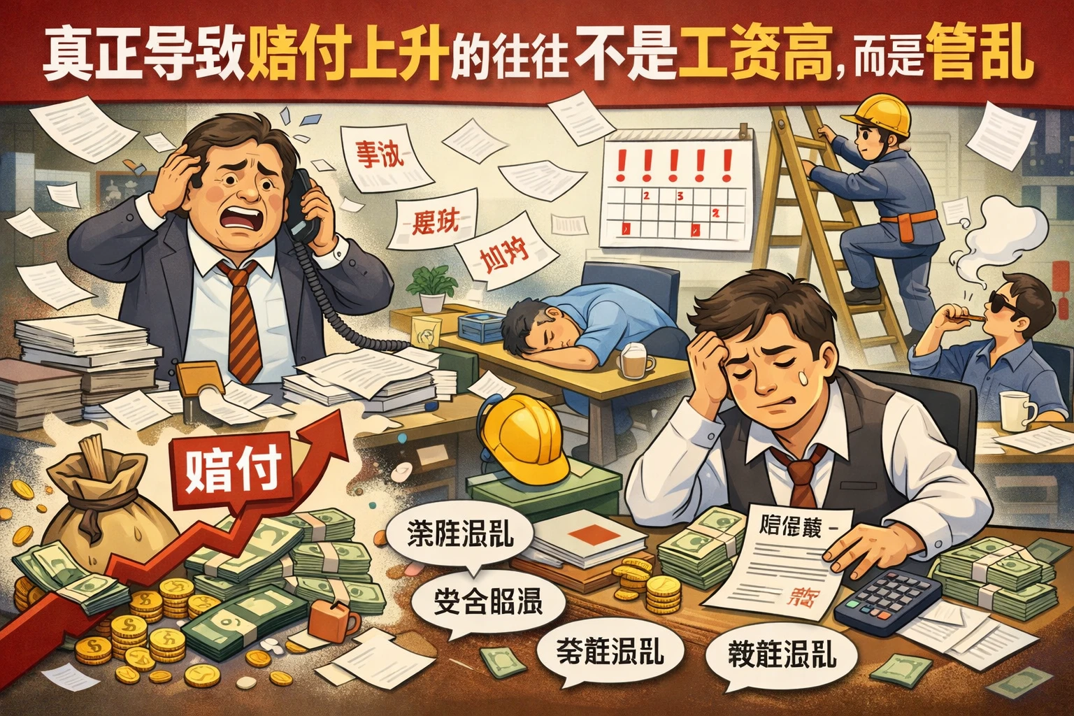 真正导致赔付上升的往往不是工资高，而是管理乱